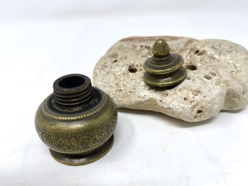 Handmade brass container