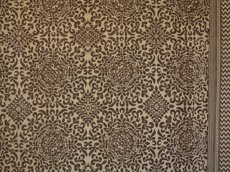 Hand Block printed bedcover