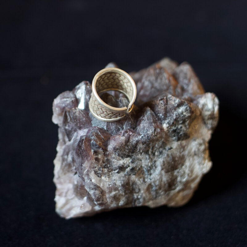 552A9262.jpg Sterling Silver Ring With Braided Detail