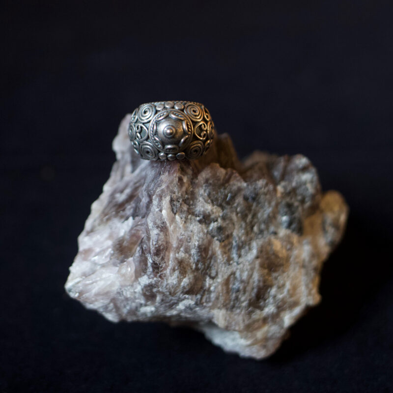 Large Detailed Sterling silver ring