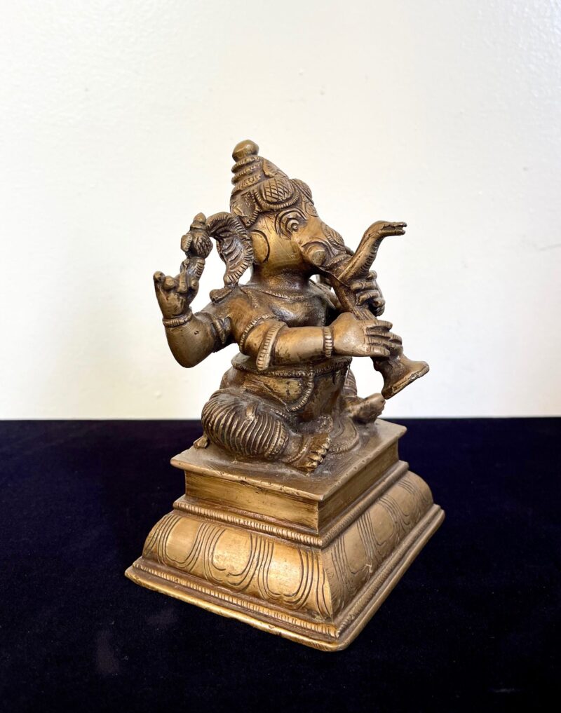 Ganesha Playing Horn Instrument