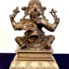 Ganesha Playing Horn Instrument