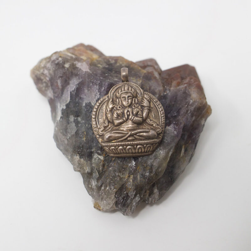 Sterling silver Maitreya Buddha