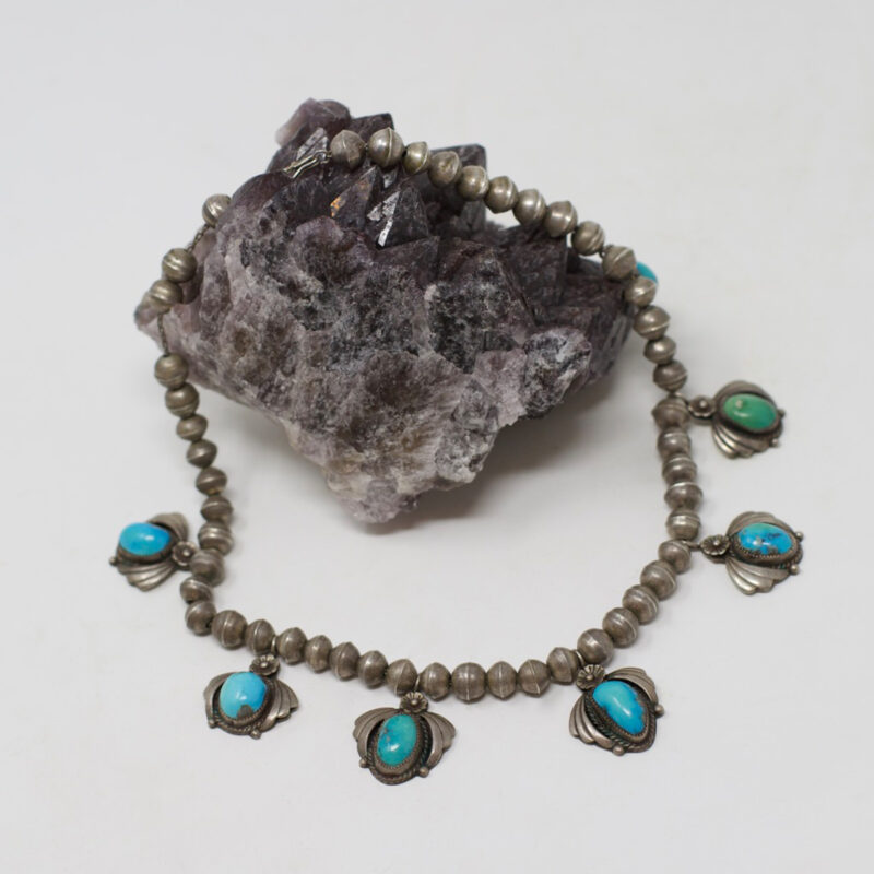 IMG_29.jpg Sterling Silver & Turquoise Necklace