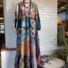 Kalamkari Boho Maxi Dress by Thilak Reddy