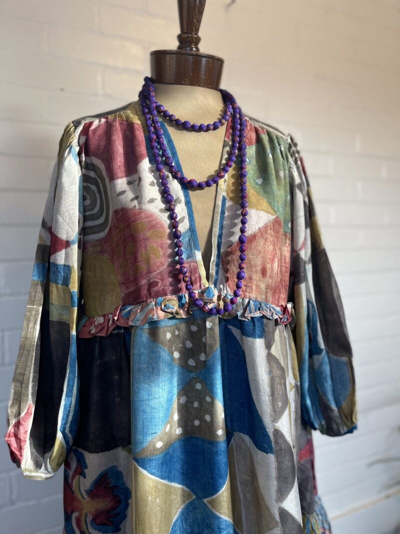 Kalamkari Boho Maxi Dress by Thilak Reddy