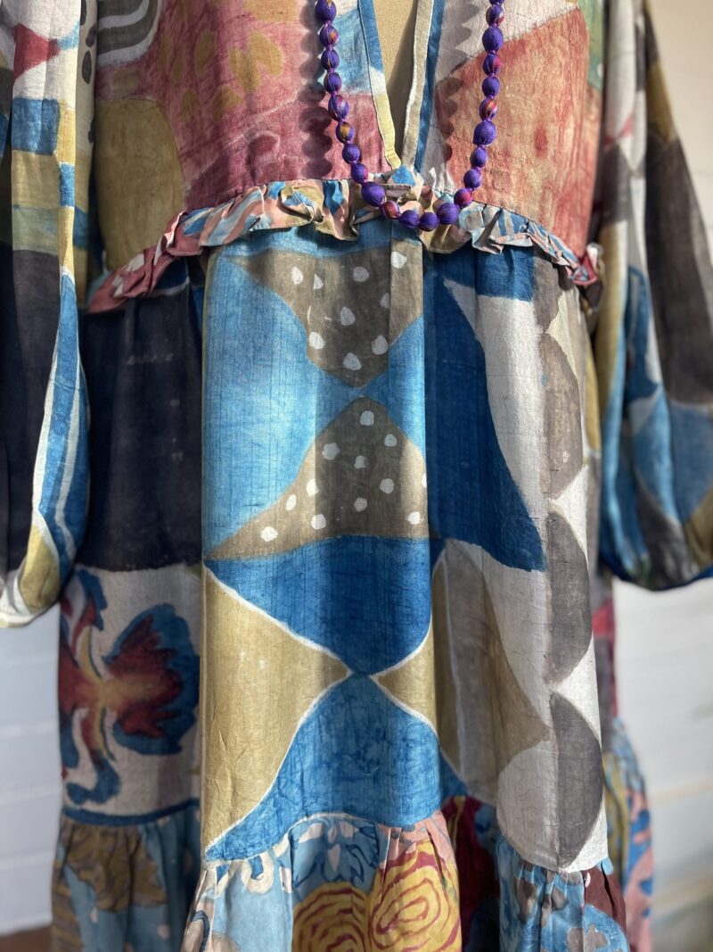 Kalamkari Boho Maxi Dress by Thilak Reddy