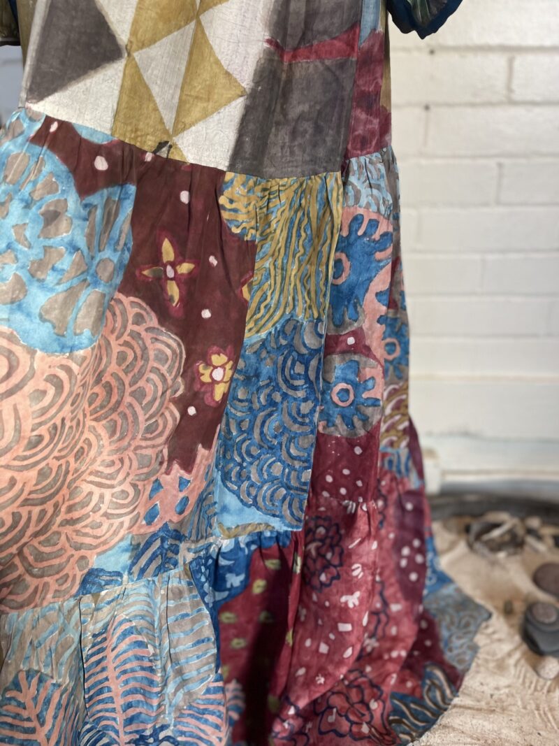 Kalamkari Boho Maxi Dress by Thilak Reddy