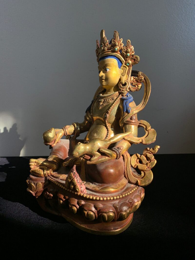 Kubera Tibetan Bronze Sculpture