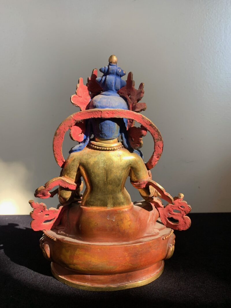 Kubera Tibetan Bronze Sculpture