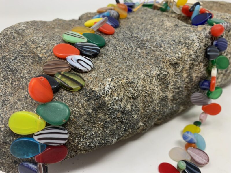 Unique African bead necklace