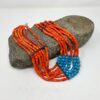 Turquoise And Coral necklace