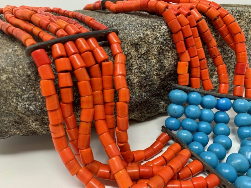 Turquoise And Coral necklace
