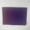 Blue and Red Cashmere IKAT Shawl