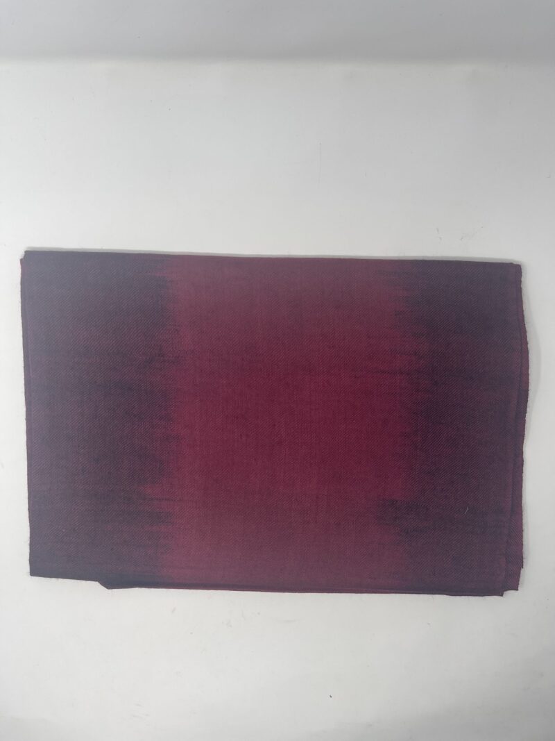 IMG_6321-scaled-1.jpg Red and Red wine Cashmere IKAT Shawl