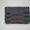 Grey and Black, Red Cashmere IKAT Print