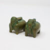 Antique Brass Elephant Ink Pot