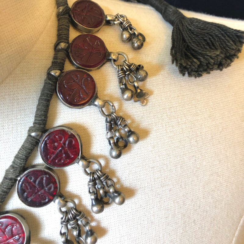 IMG_7480.jpg Vintage Red Glass necklace