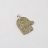 Multi-layered Hamsa pendant