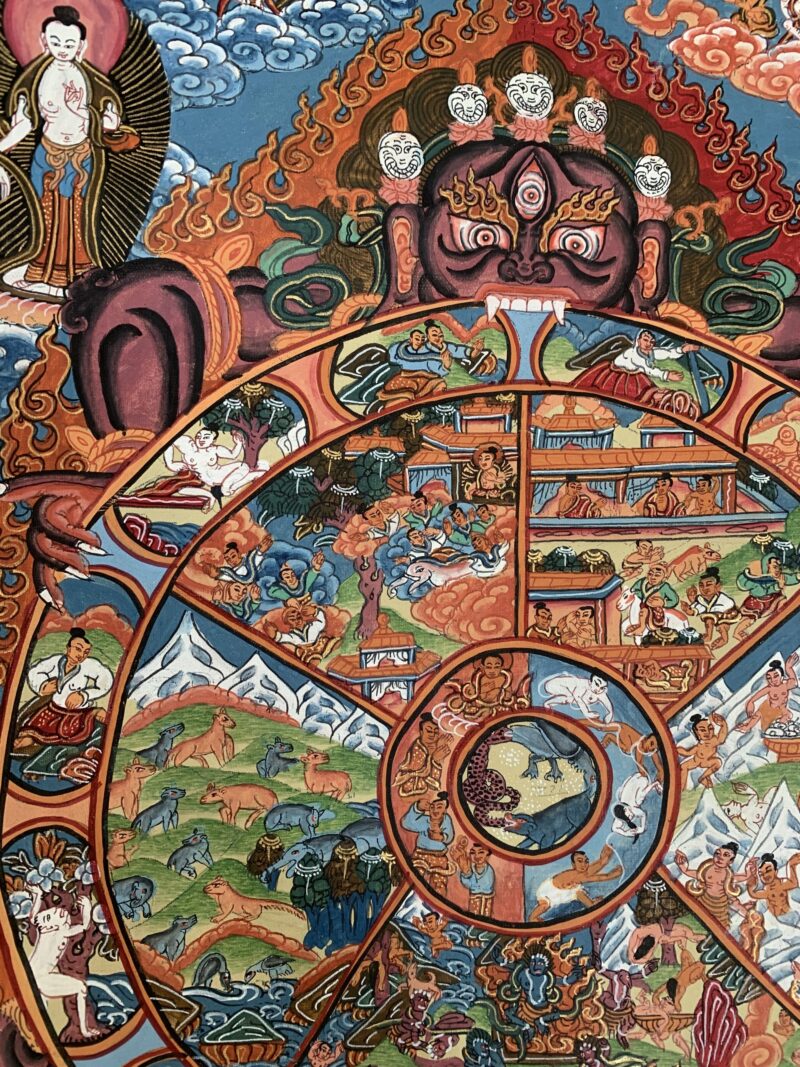 Sku-330-3-scaled-1.jpeg Vintage Thangka Painting
