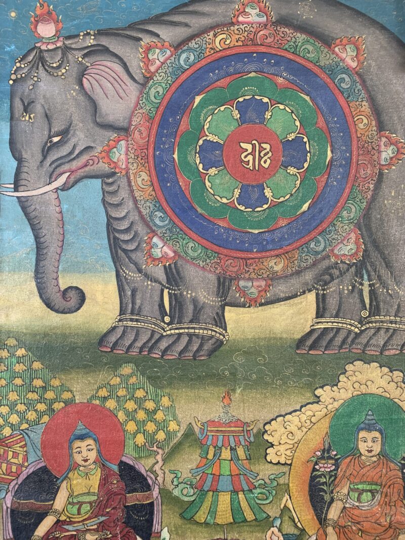 Vintage Thangka Painting