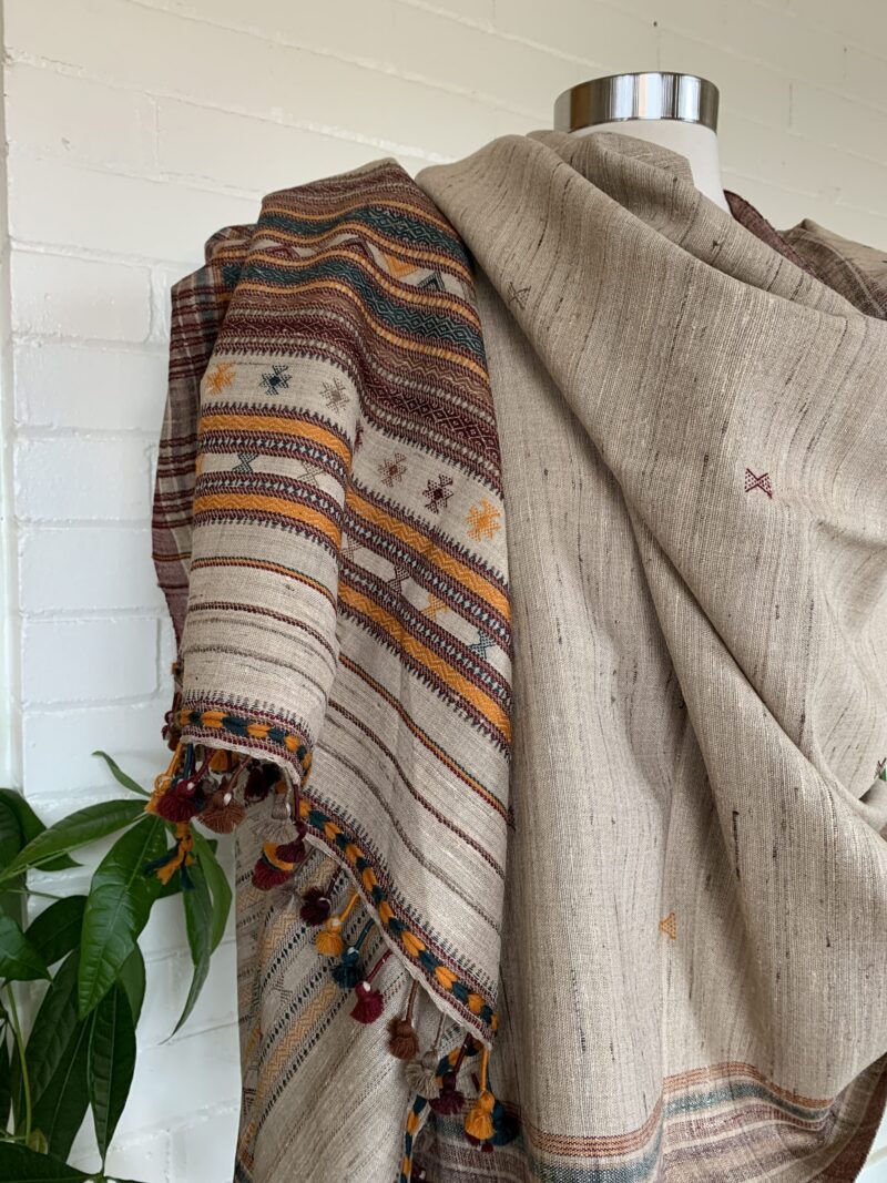 Patterned Dhabda Shawl