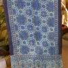 Handmade Blue Block Printed Scarf