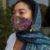 Handmade Blue Block Printed Scarf