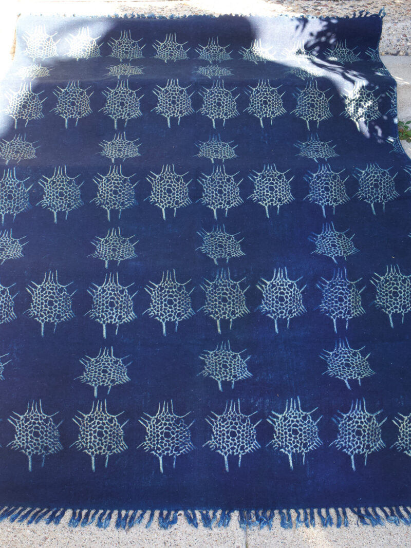 Handmade Block Printed Rug
