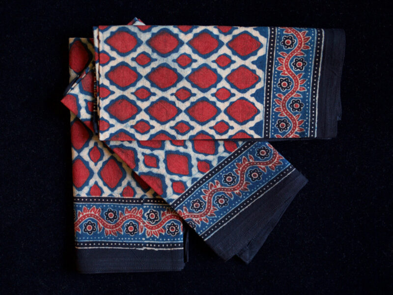khatri37.3.jpg Handmade Block Printed Tablecloth Set