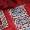 Handmade Block Printed Leaf Motif Tablecloth Set