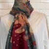 Hand Painted Kalamkari Abstract Scarf