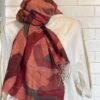 Hand Painted Kalamkari Abstract Scarf