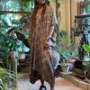 Kaftan Dress Bagru Cotton Silk