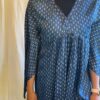 Dabu Cotton silk Gathered Top