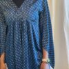 Dabu Cotton silk Gathered Top