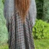 Bagru Kaftan Dress in Indigo
