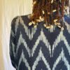 Kaftan Draw String Cotton Shibori