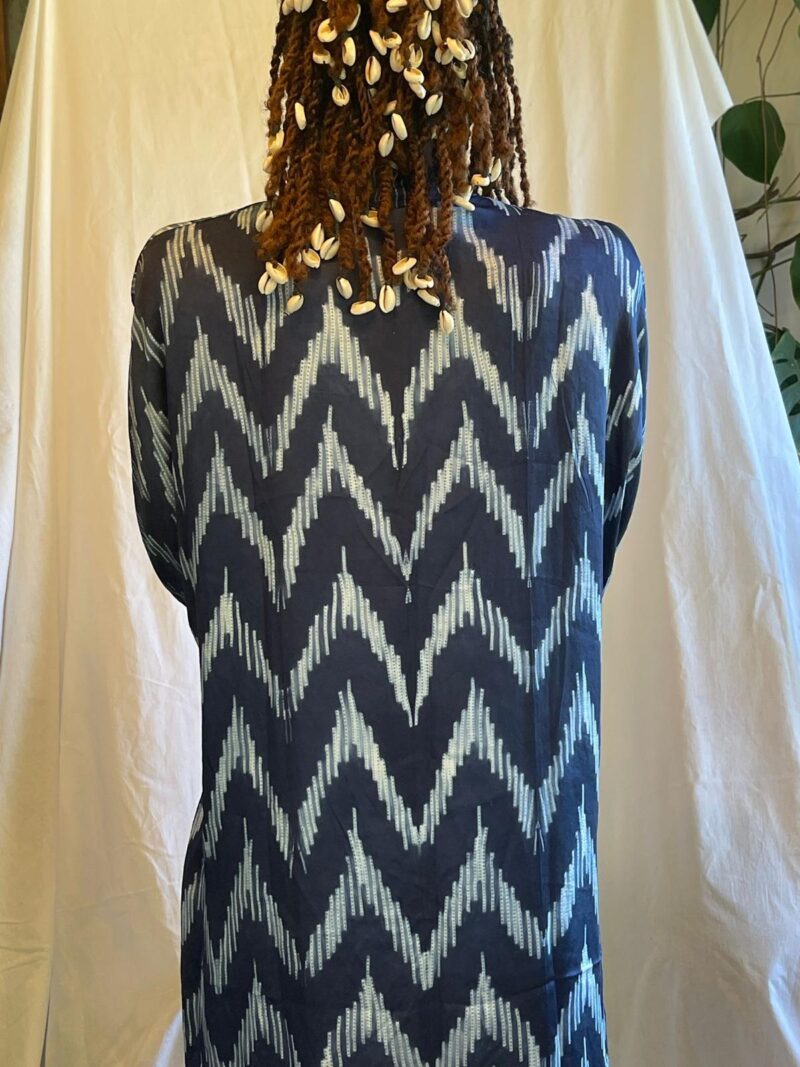 Kaftan Draw String Cotton Shibori