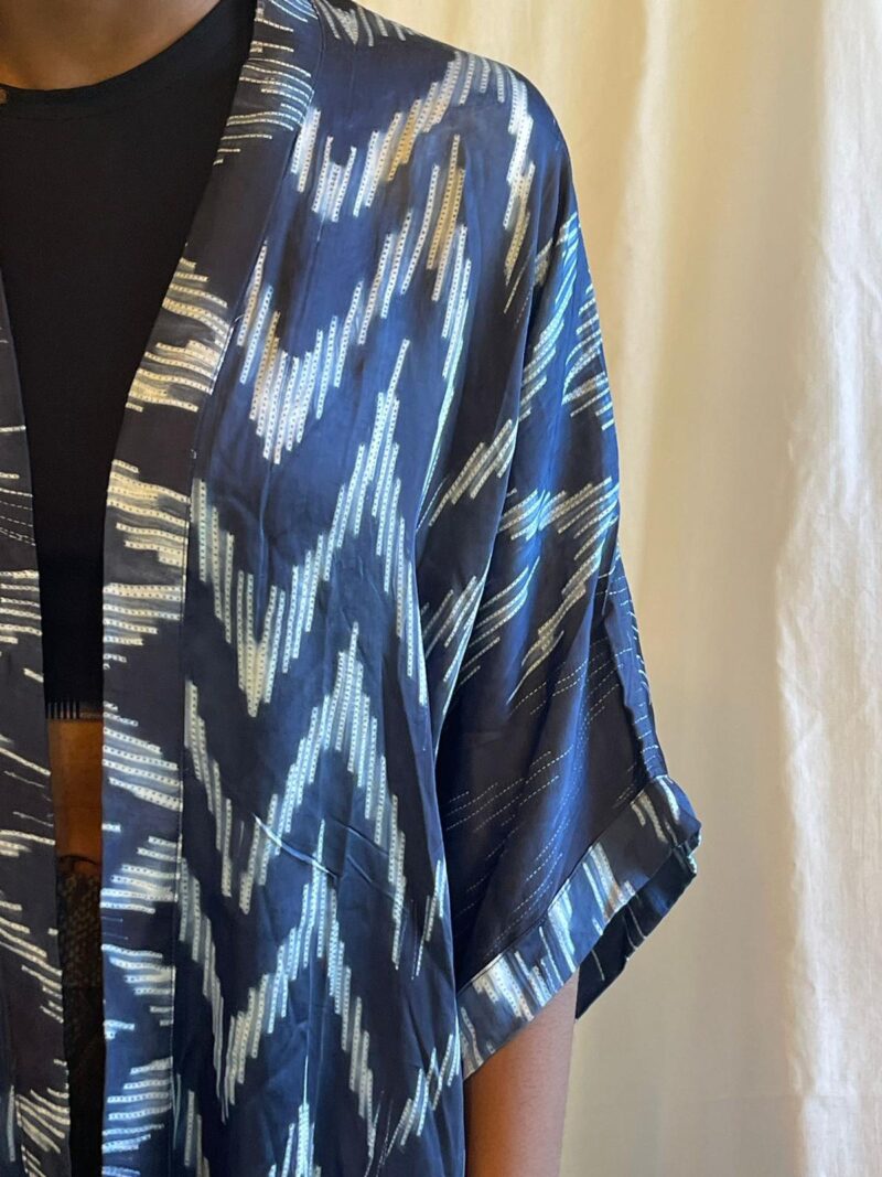 Kaftan Draw String Cotton Shibori