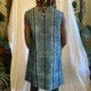 Quilted Short Vest Art Shibori (Silk)